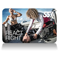 SSI React Right Certification Card