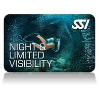 SSI Night & Limited Visibility Certification Card